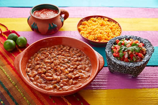 El Rey Powell Mexican Rice and Refried Beans